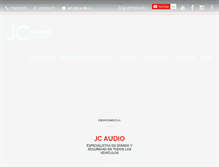 Tablet Screenshot of jcaudio.es
